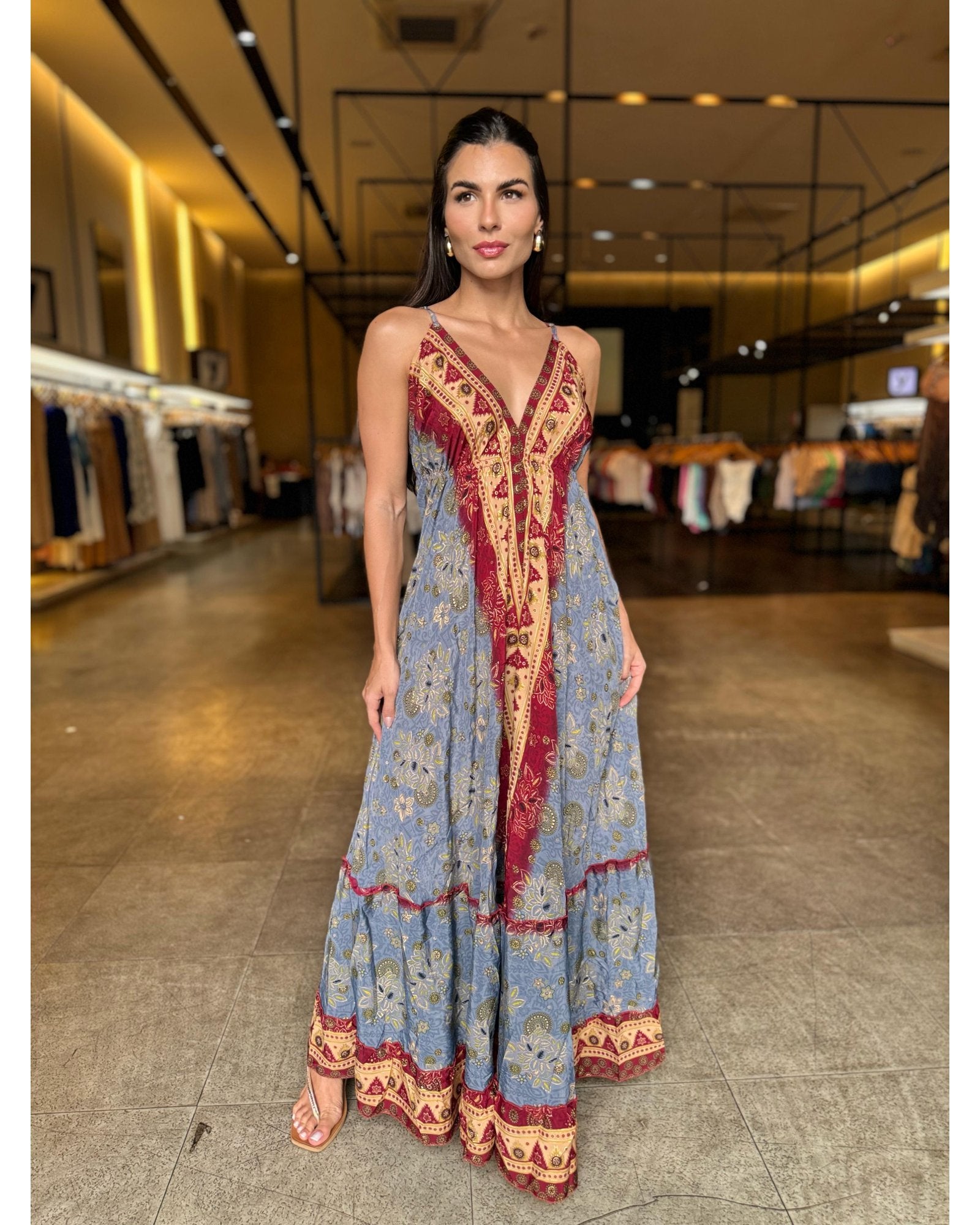 Vestido Longo Maharani