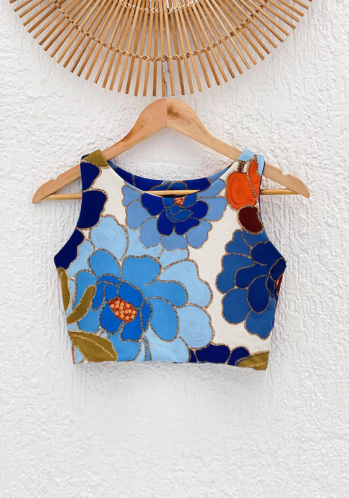 Cropped Sobeana estampado