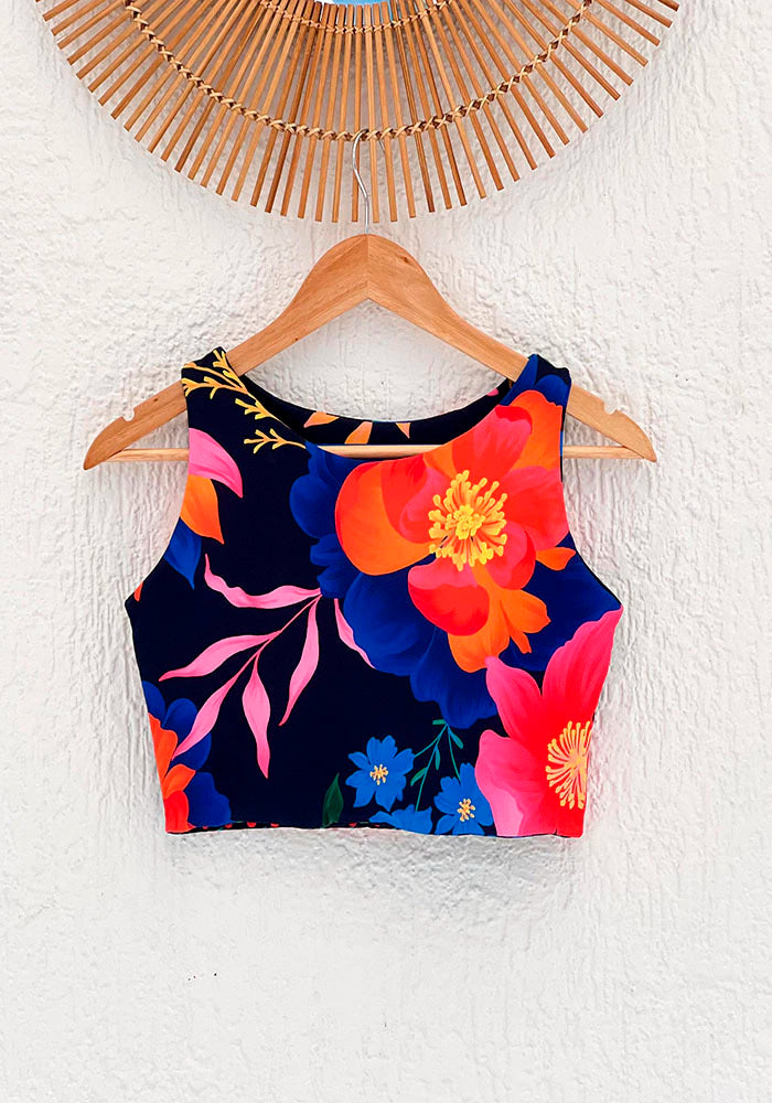 Cropped Sobeana estampado