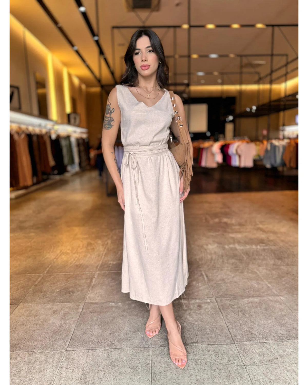 Vestido Linho Isis